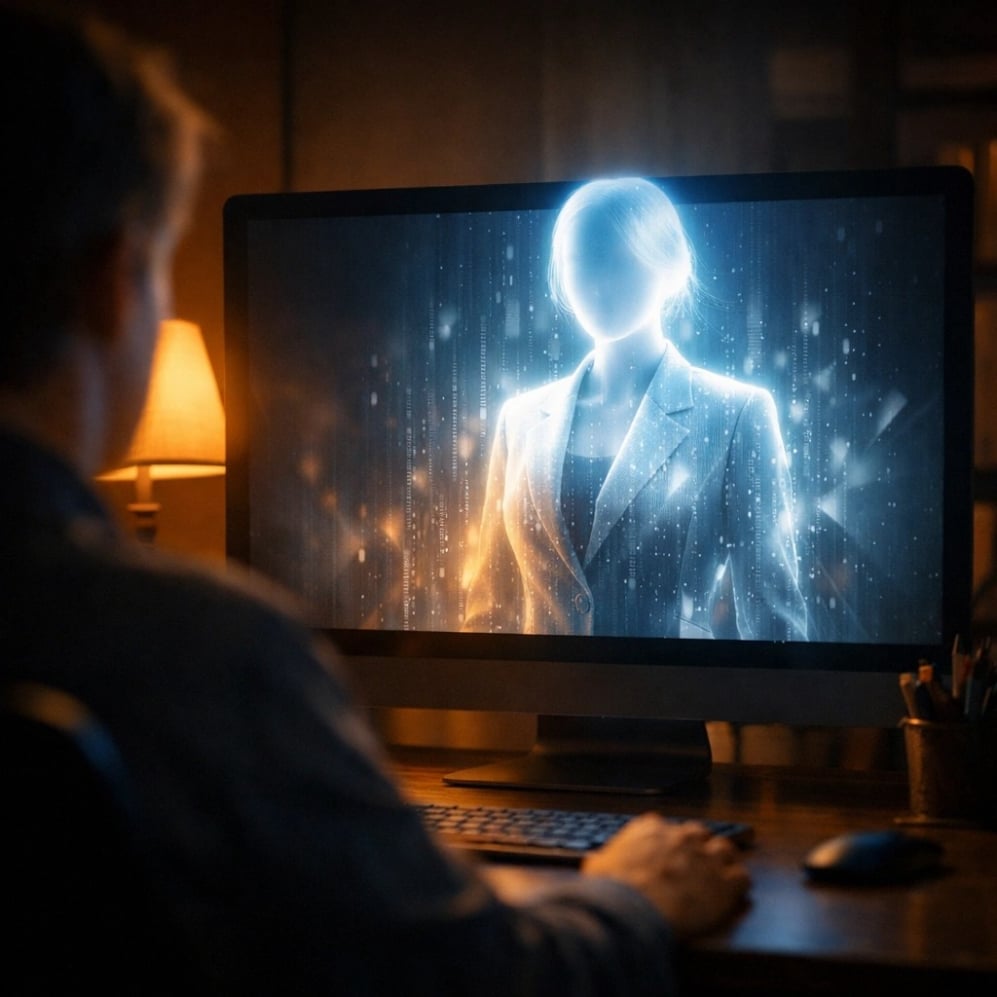Emotional wedding ceremony portrait: bride in lace gown and groom in navy suit holding hands under a floral arch, overlaid with a transparent image of a US Air Force officer in dress uniform and a close-up guitar detail – cinematic wedding photography by Imaginarium Pictures, West Michigan